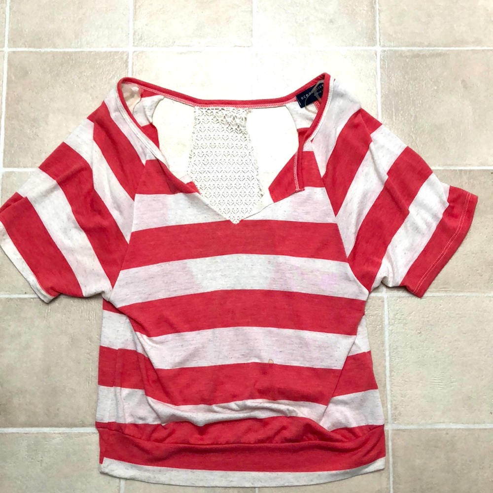Open back shirt